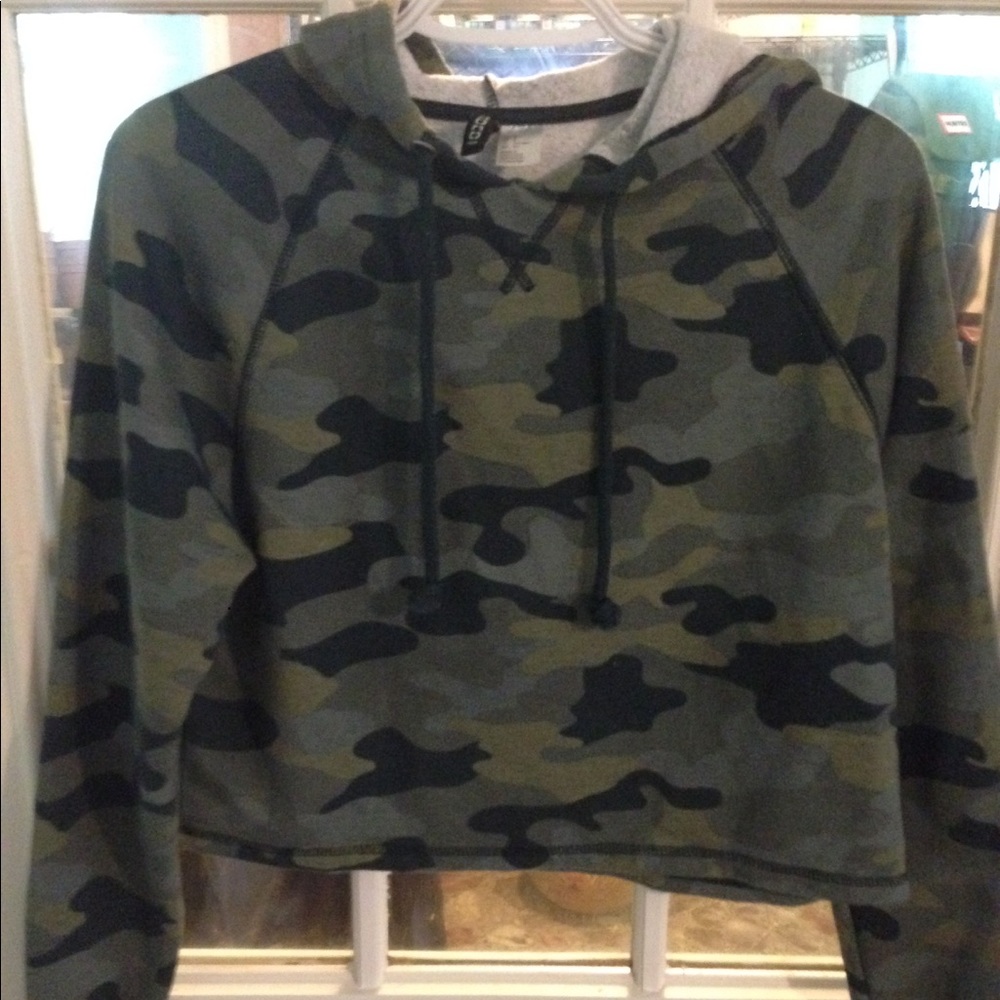H&M crop hoodie